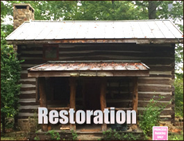 Historic Log Cabin Restoration  Stone Creek, Ohio
